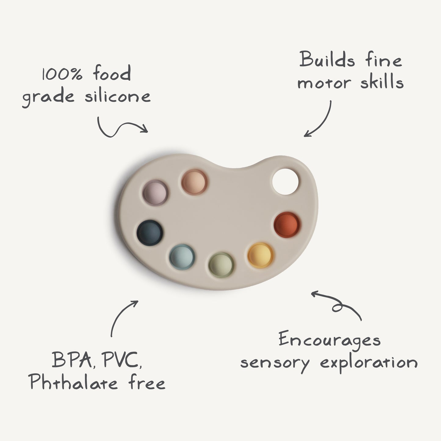 Druckspielzeug Farbpalette