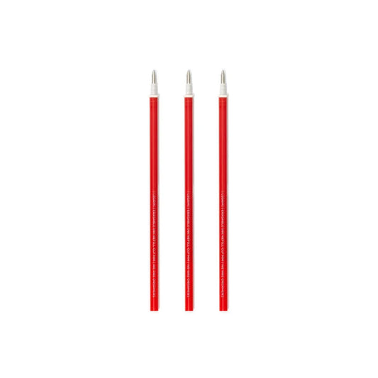 3 rote Ersatzminen für Löschbare Gelstifte, Legami