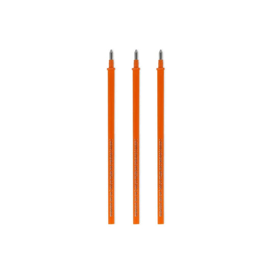 3 orange Ersatzminen für Löschbare Gelstifte, Legami