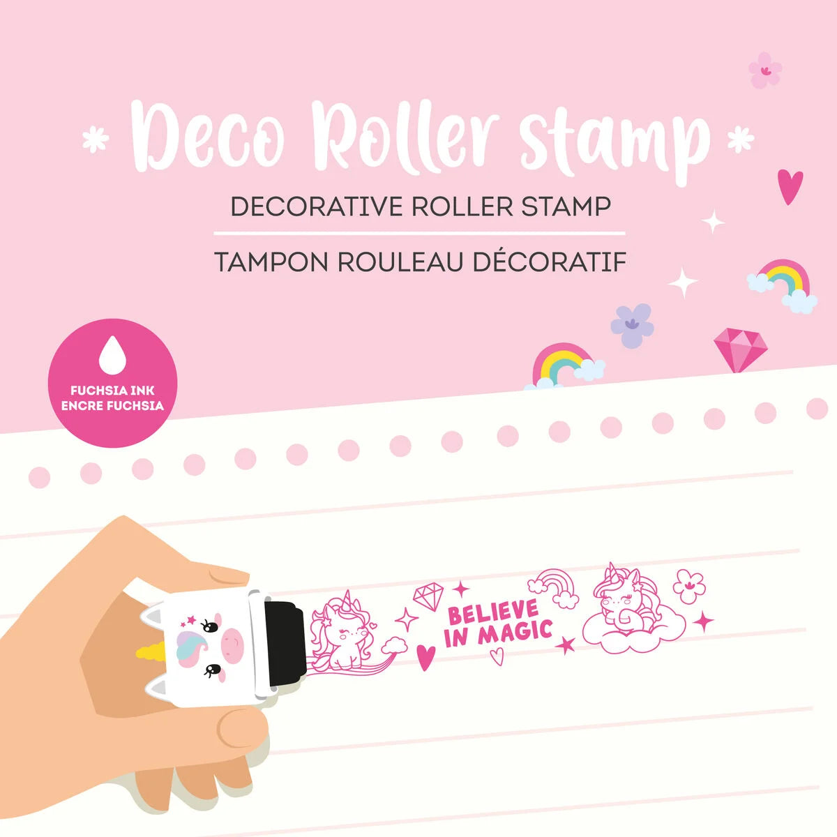 Deko-Rollstempel, verschiedene Motive