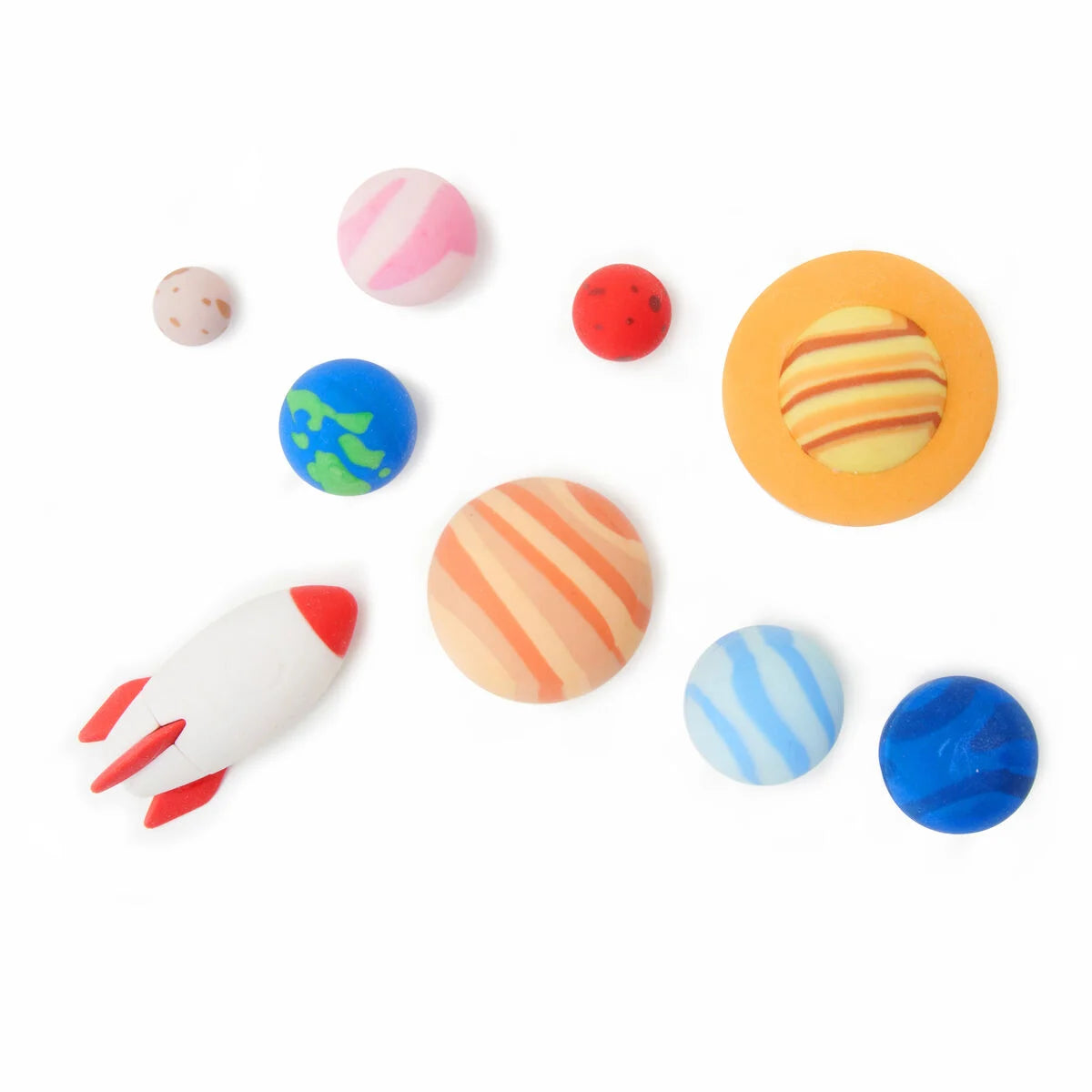 "Solar System" - 9 Radiergummis im Set