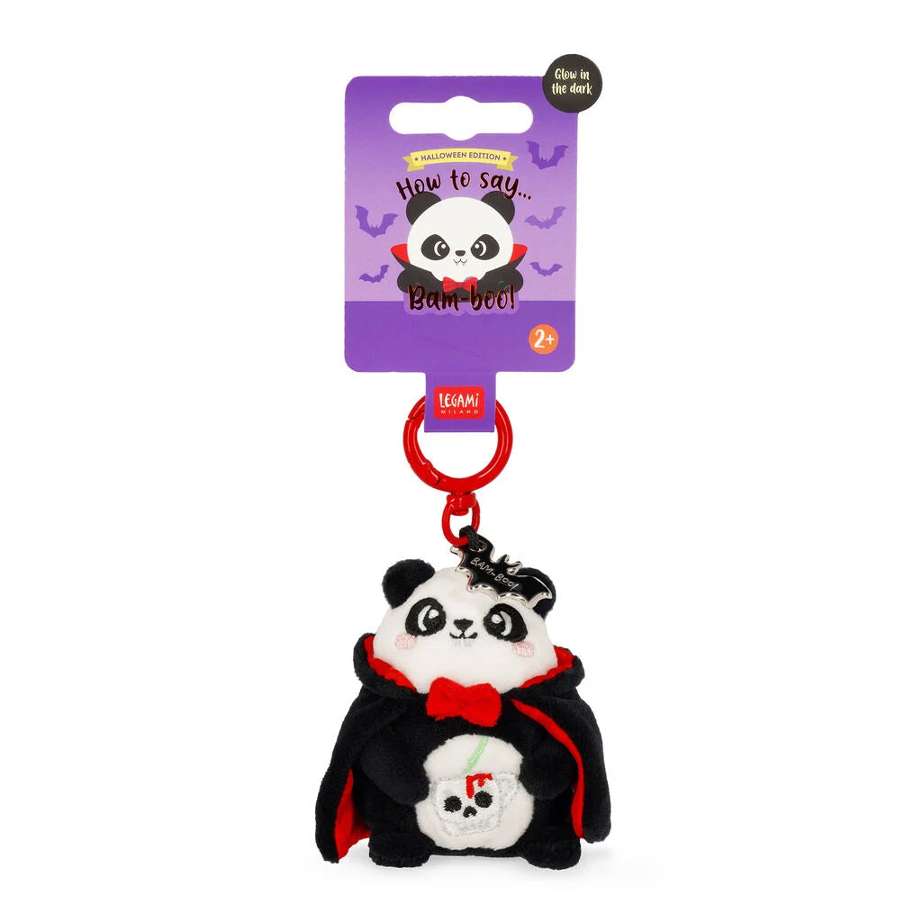 Halloween Plüsch-Schlüsselanhänger "Panda Bam-Boo", Super Soft!