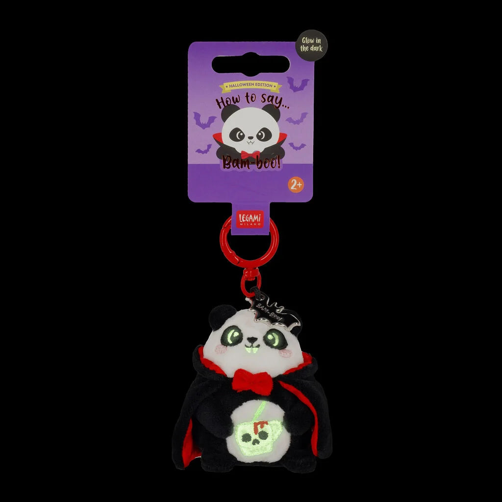 Halloween Plüsch-Schlüsselanhänger "Panda Bam-Boo", Super Soft!