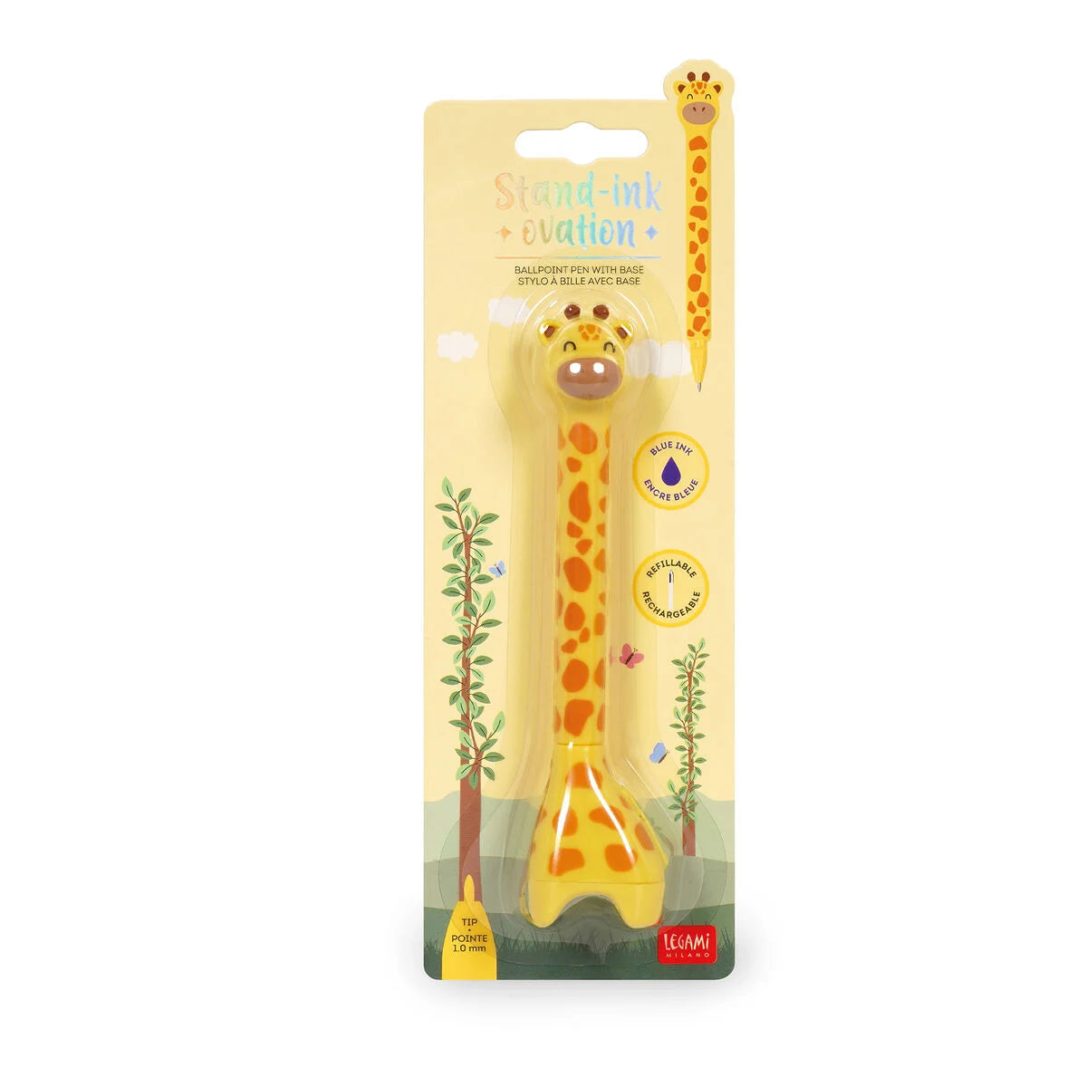 Kugelschreiber "Giraffe" mit Standfuß - Stand-Ink Ovation
