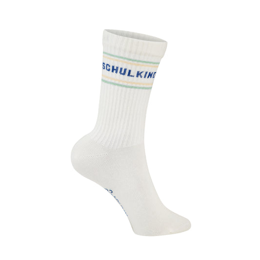 Kindersocken "SCHULKIND", pastell