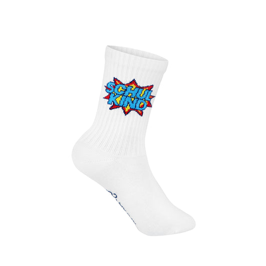 Kindersocken "SCHULKIND", Super Hero