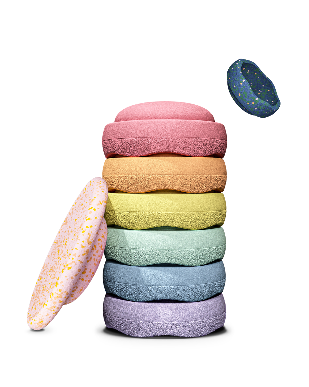 Stapelstein® Spring Special Rainbow Set pastel