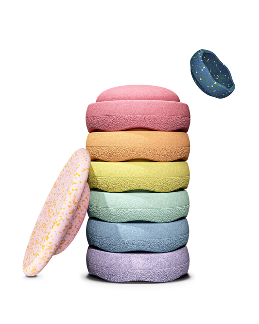 Stapelstein® Spring Special Rainbow Set pastel