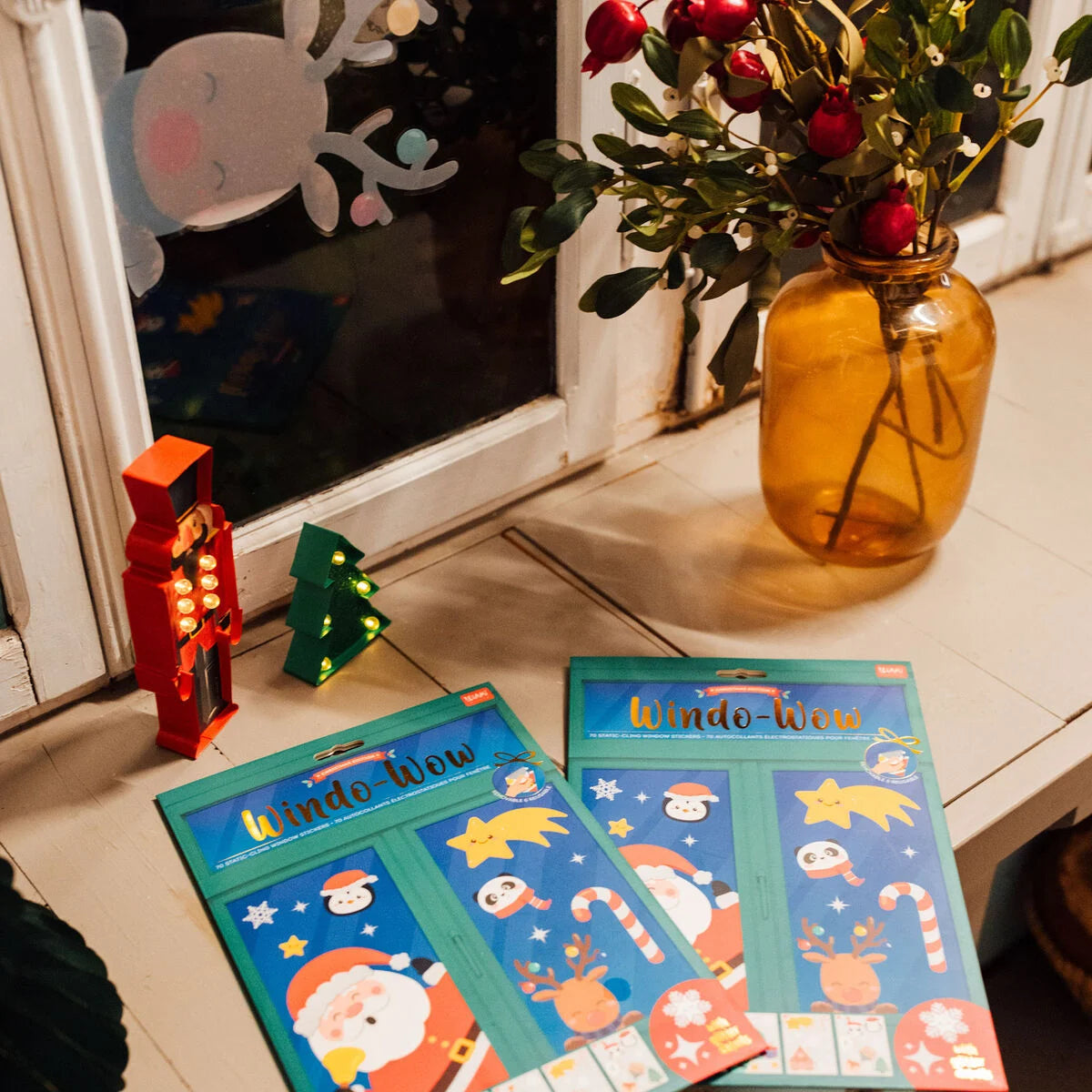 "Windo-Wow" - Set mit 70 Fensteraufklebern