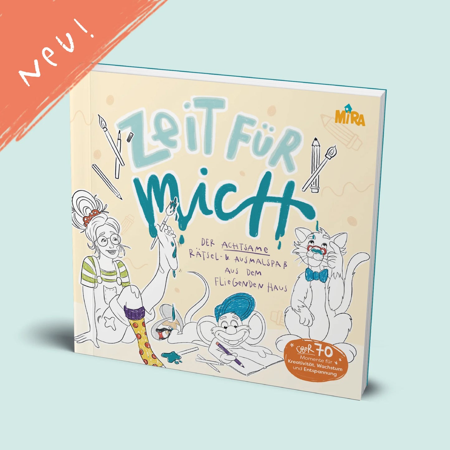 Ausmal- und Rätselspaß - Zeit für mich