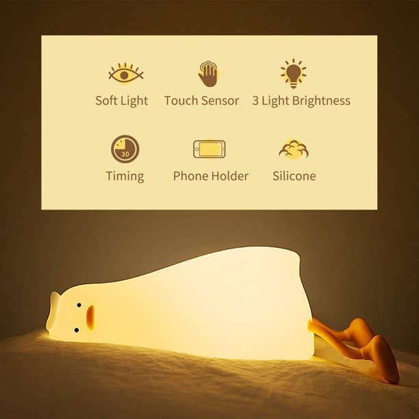 Nachtlicht "Ente" mit 3 Helligkeitsstufen und Timer