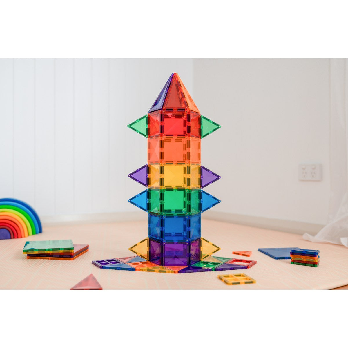 CONNETIX Magnetbausteine Rainbow Creative Pack - 102 Teile