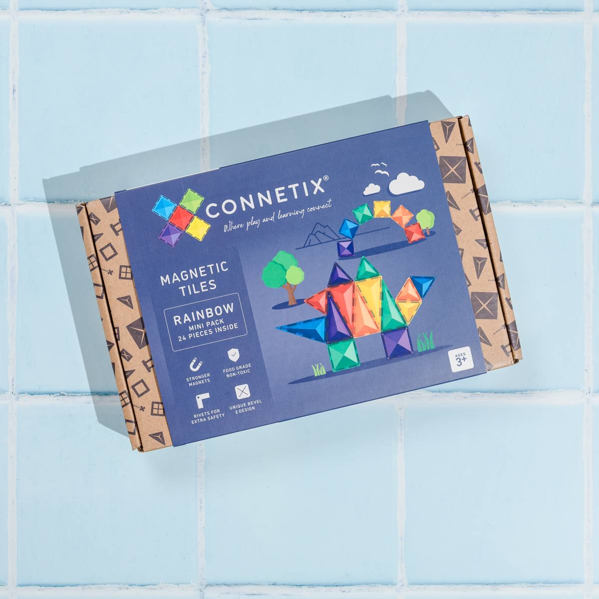 CONNETIX Magnetbausteine Rainbow Mini Pack - 24 Teile