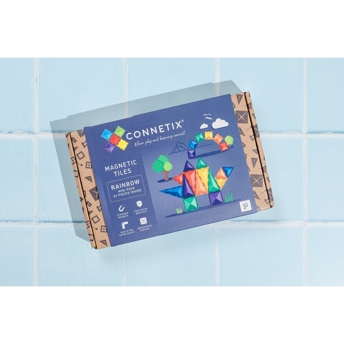 CONNETIX Magnetbausteine Rainbow Mini Pack - 24 Teile
