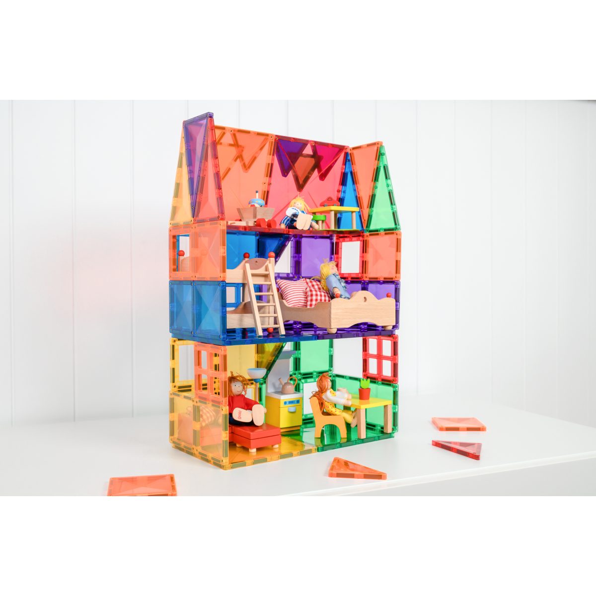 CONNETIX Magnetbausteine Rainbow Starter Pack - 60 Teile