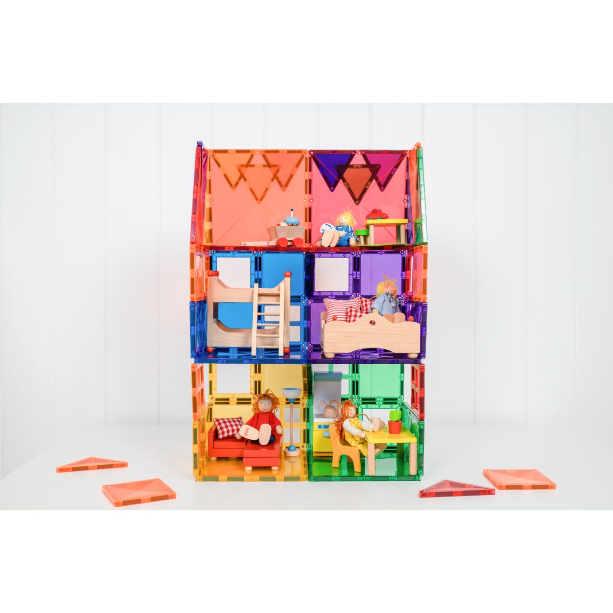 CONNETIX Magnetbausteine Rainbow Starter Pack - 60 Teile