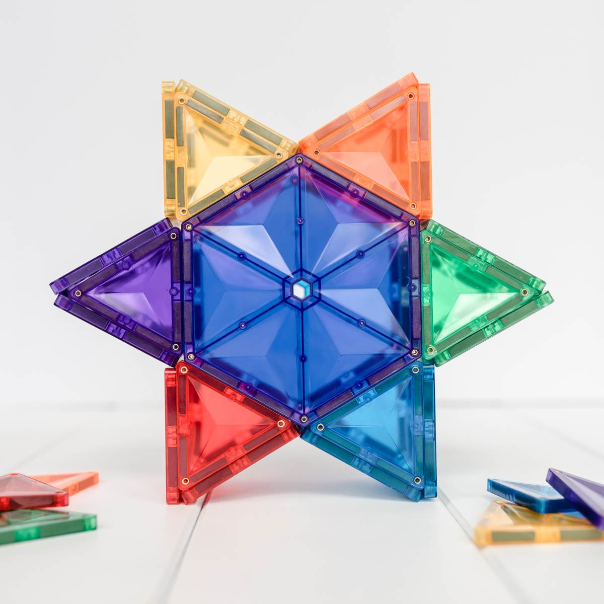 CONNETIX Magnetbausteine Rainbow Geometry Pack - 30 Teile