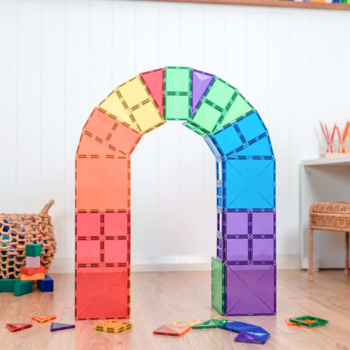 CONNETIX Magnetbausteine Rainbow Starter Pack - 60 Teile