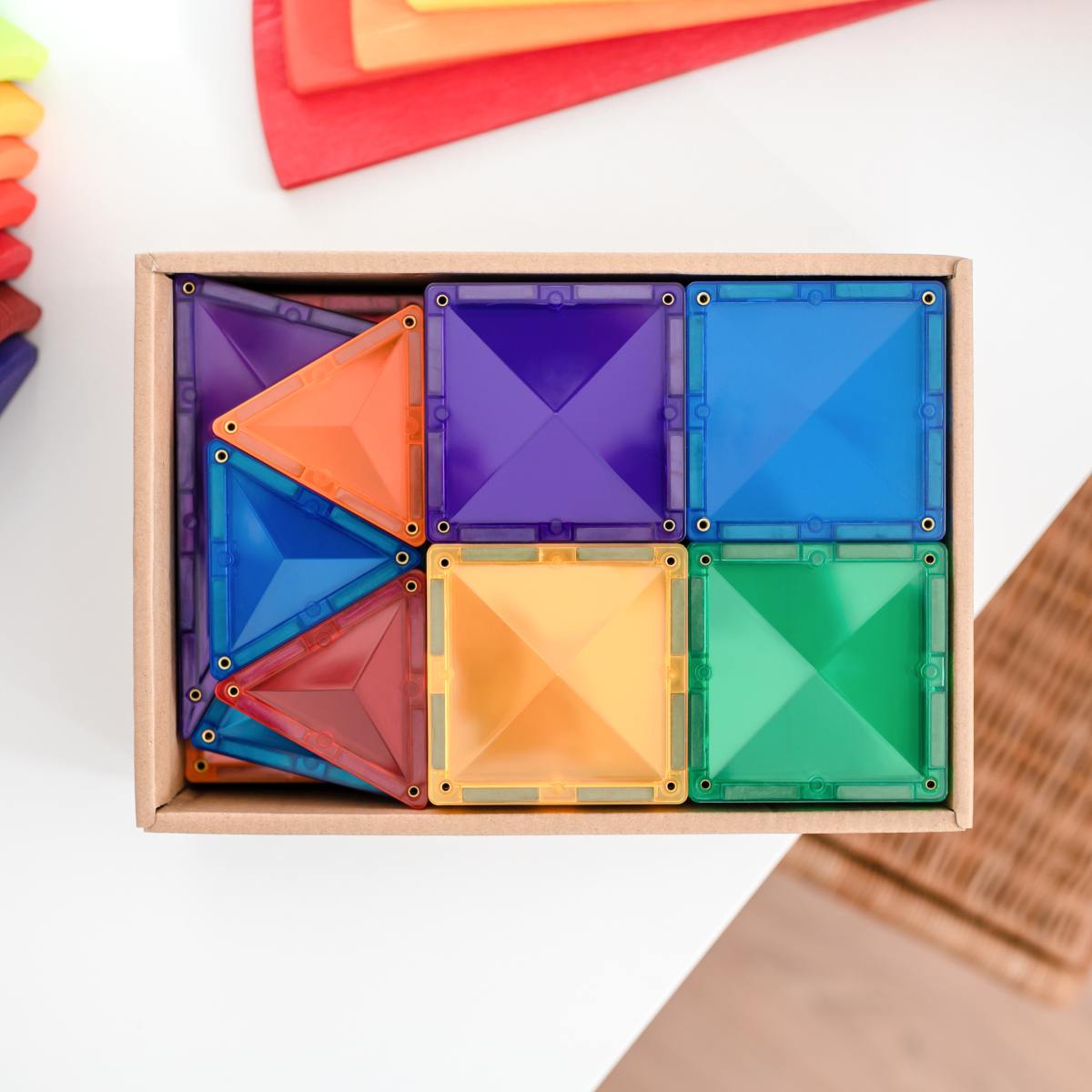 CONNETIX Magnetbausteine Rainbow Starter Pack - 60 Teile