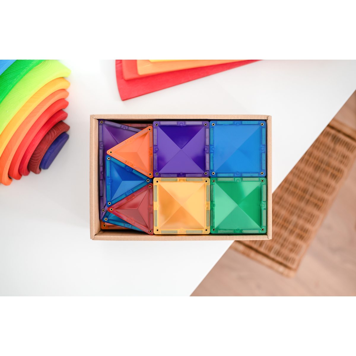 CONNETIX Magnetbausteine Rainbow Starter Pack - 60 Teile