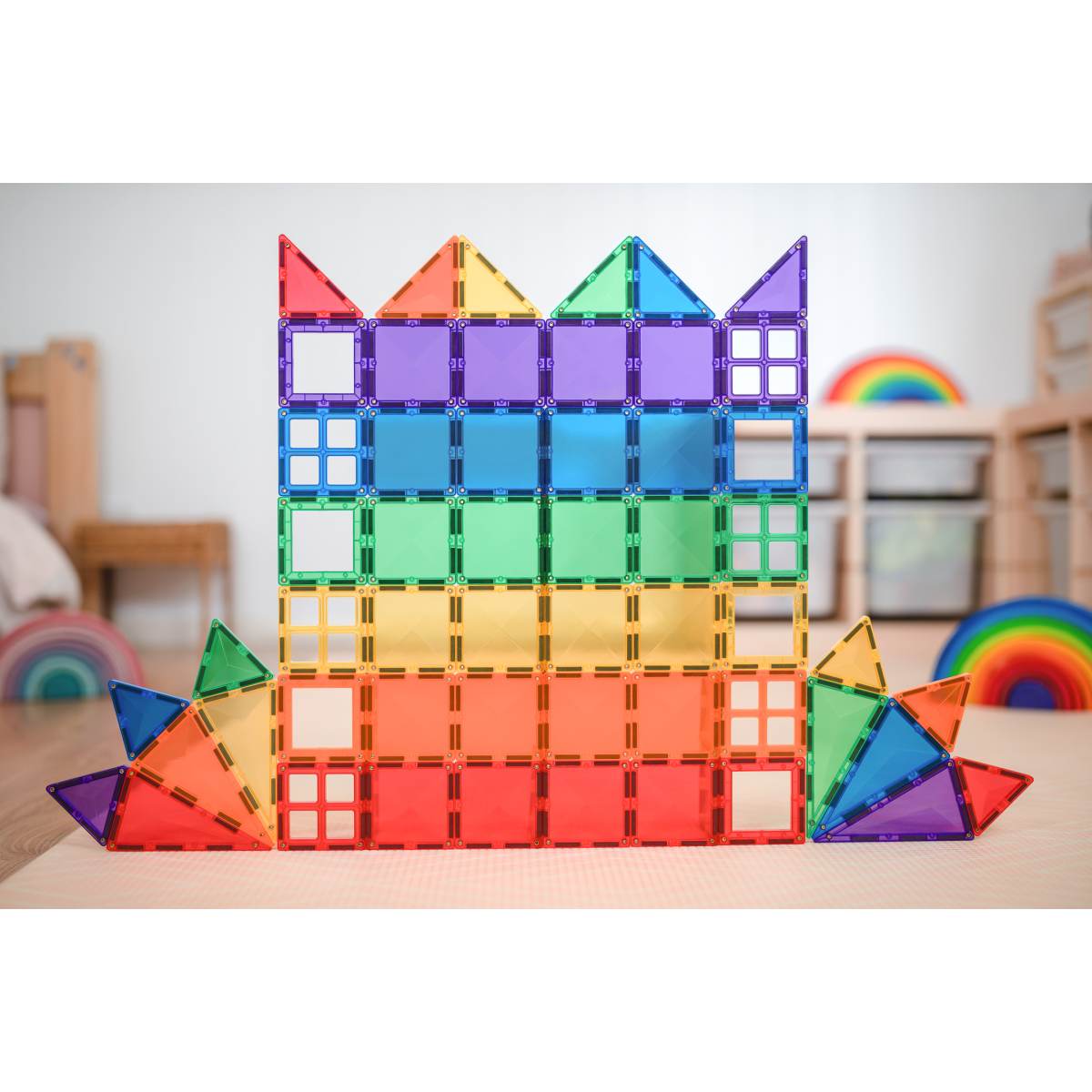 CONNETIX Magnetbausteine Rainbow Starter Pack - 60 Teile