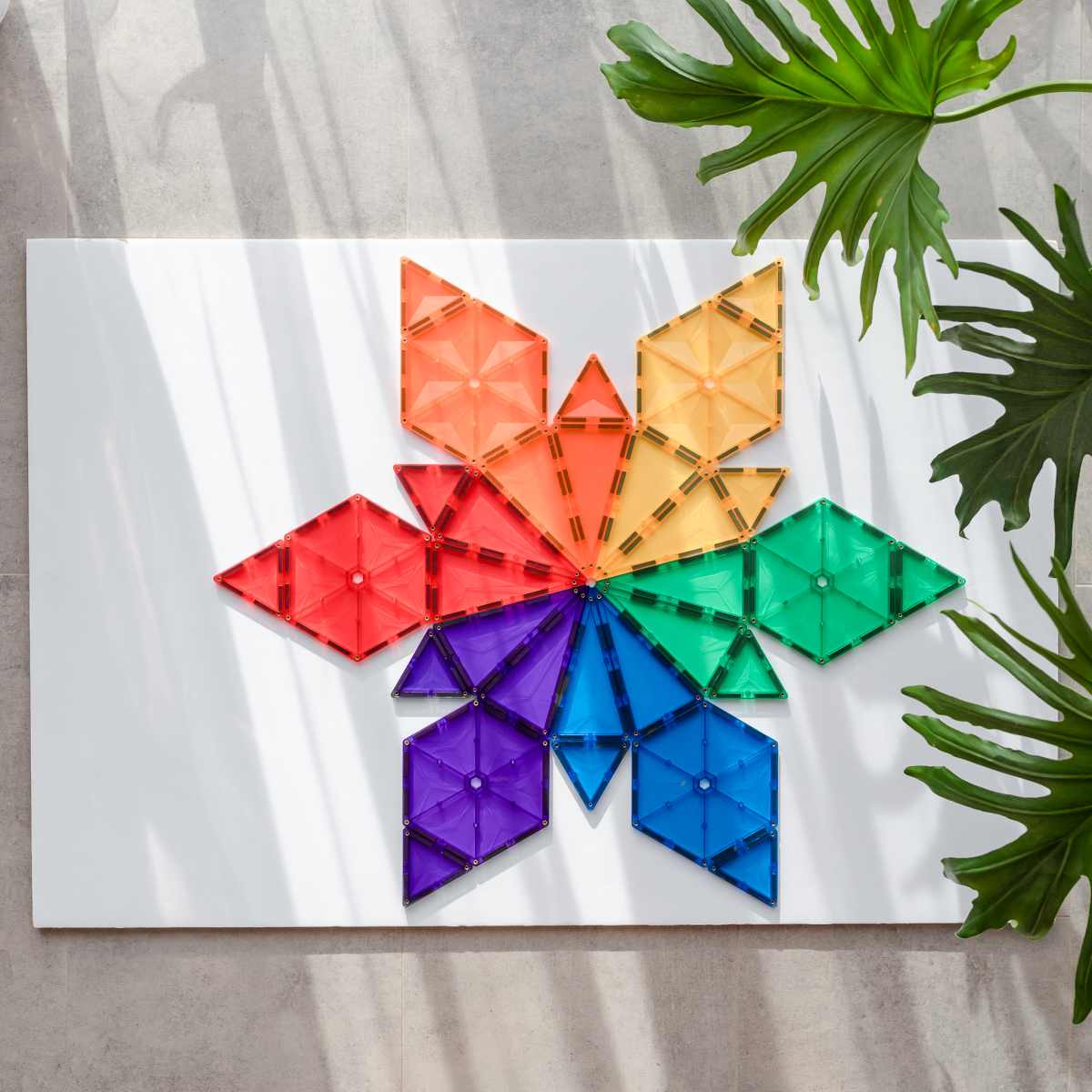 CONNETIX Magnetbausteine Rainbow Geometry Pack - 30 Teile