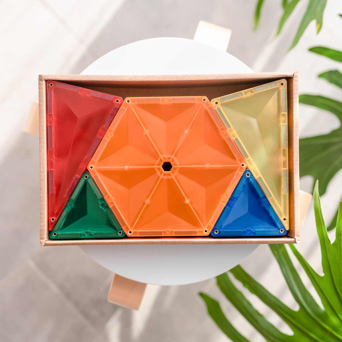 CONNETIX Magnetbausteine Rainbow Geometry Pack - 30 Teile