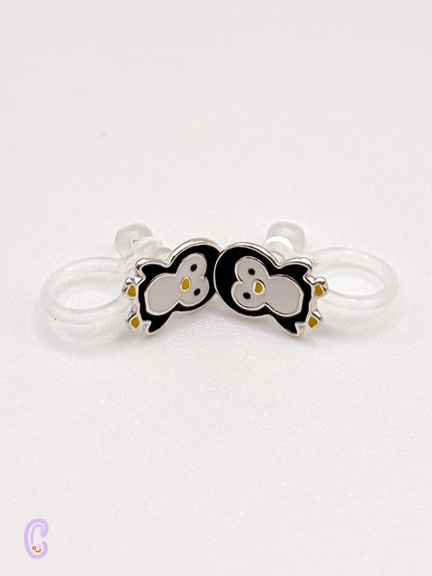 Pinguine - Ohrclips für Kinder