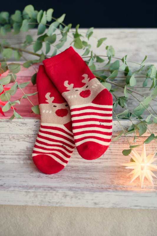 Kindersocken "Rentier"