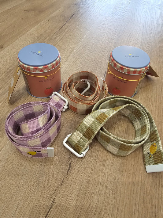 Kindergürtel, verschiedene Farben