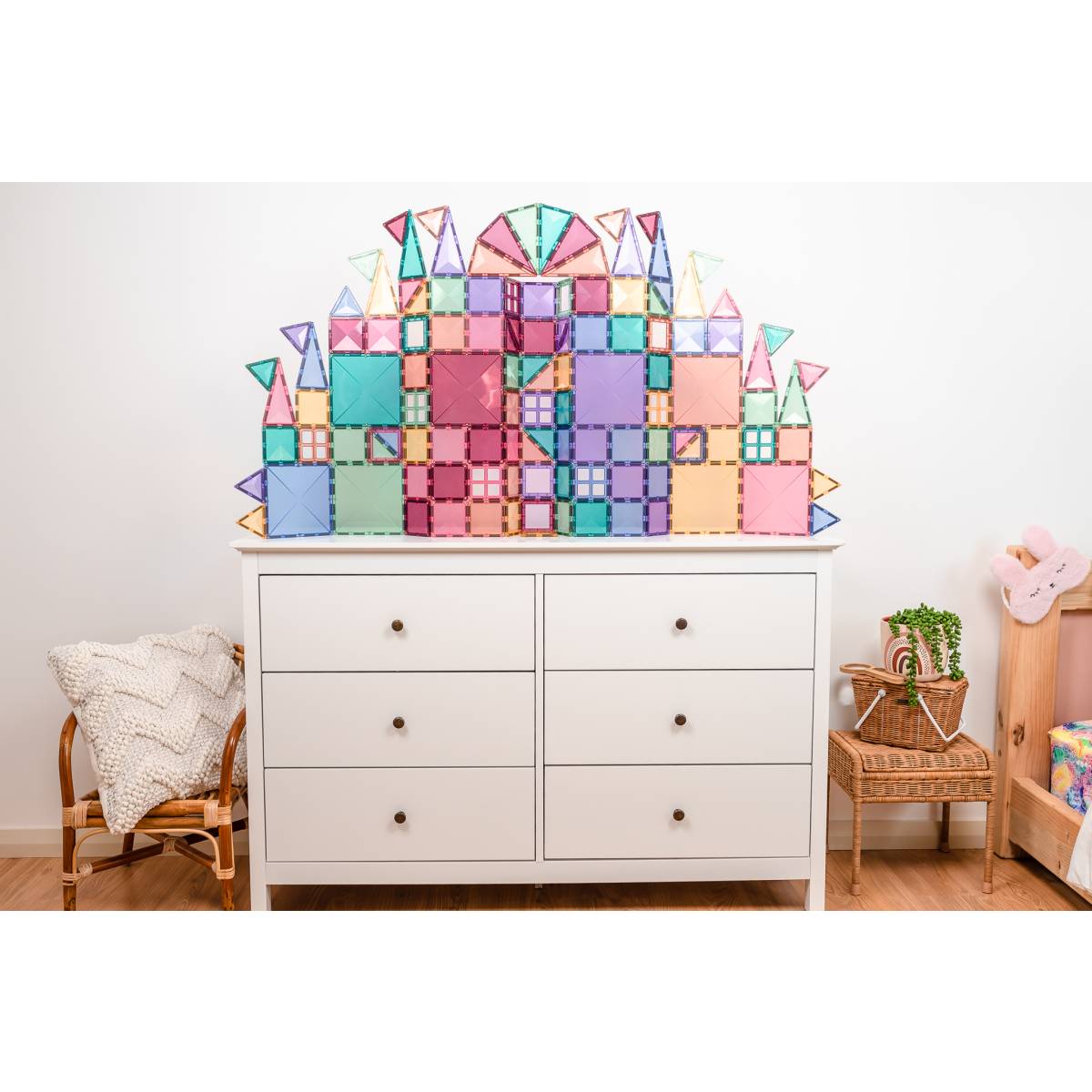 CONNETIX Magnetbausteine Pastell Creative Pack - 120 Teile