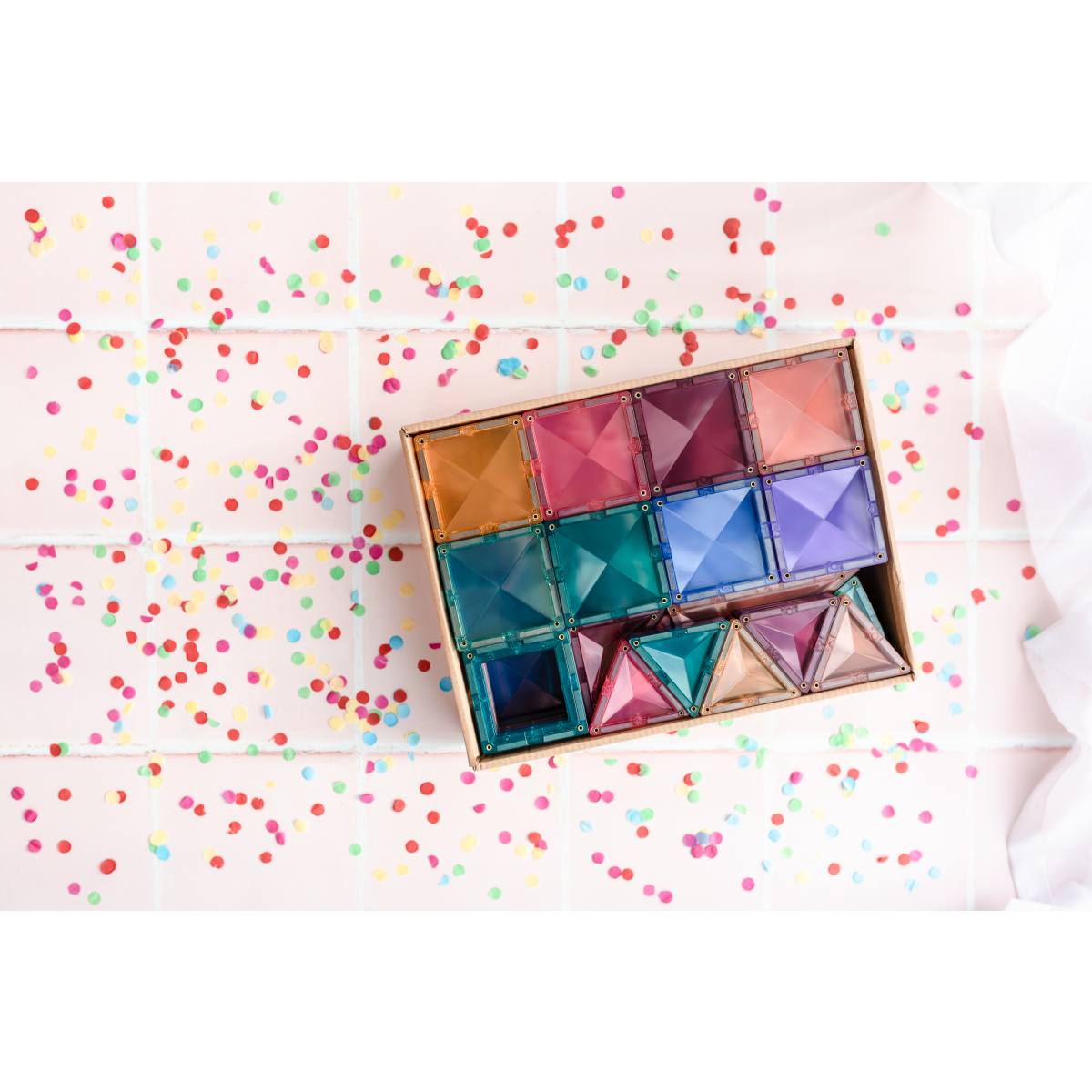 CONNETIX Magnetbausteine Pastell Creative Pack - 120 Teile